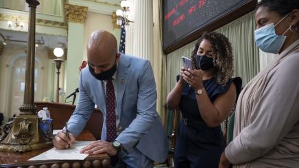 Asm. Bryan signing