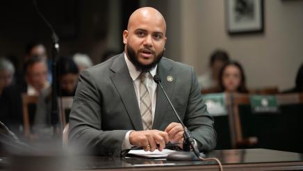Asm. Bryan providing testimony